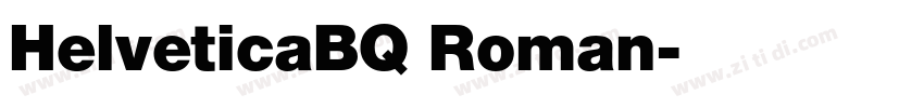 HelveticaBQ Roman字体转换